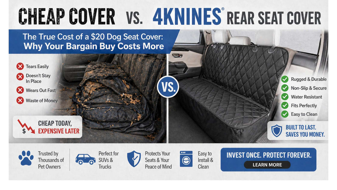 The True Cost of a $20 Dog Seat Cover vs 4Knines