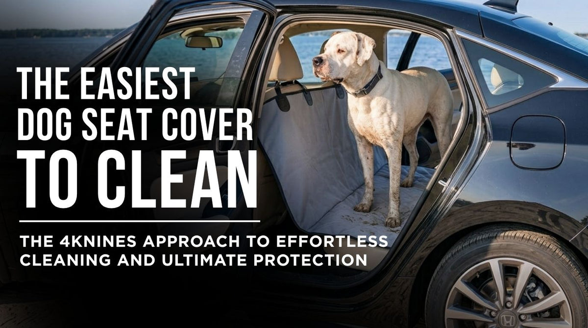 Easiest Dog Seat Cover to Clean Mud and Fur