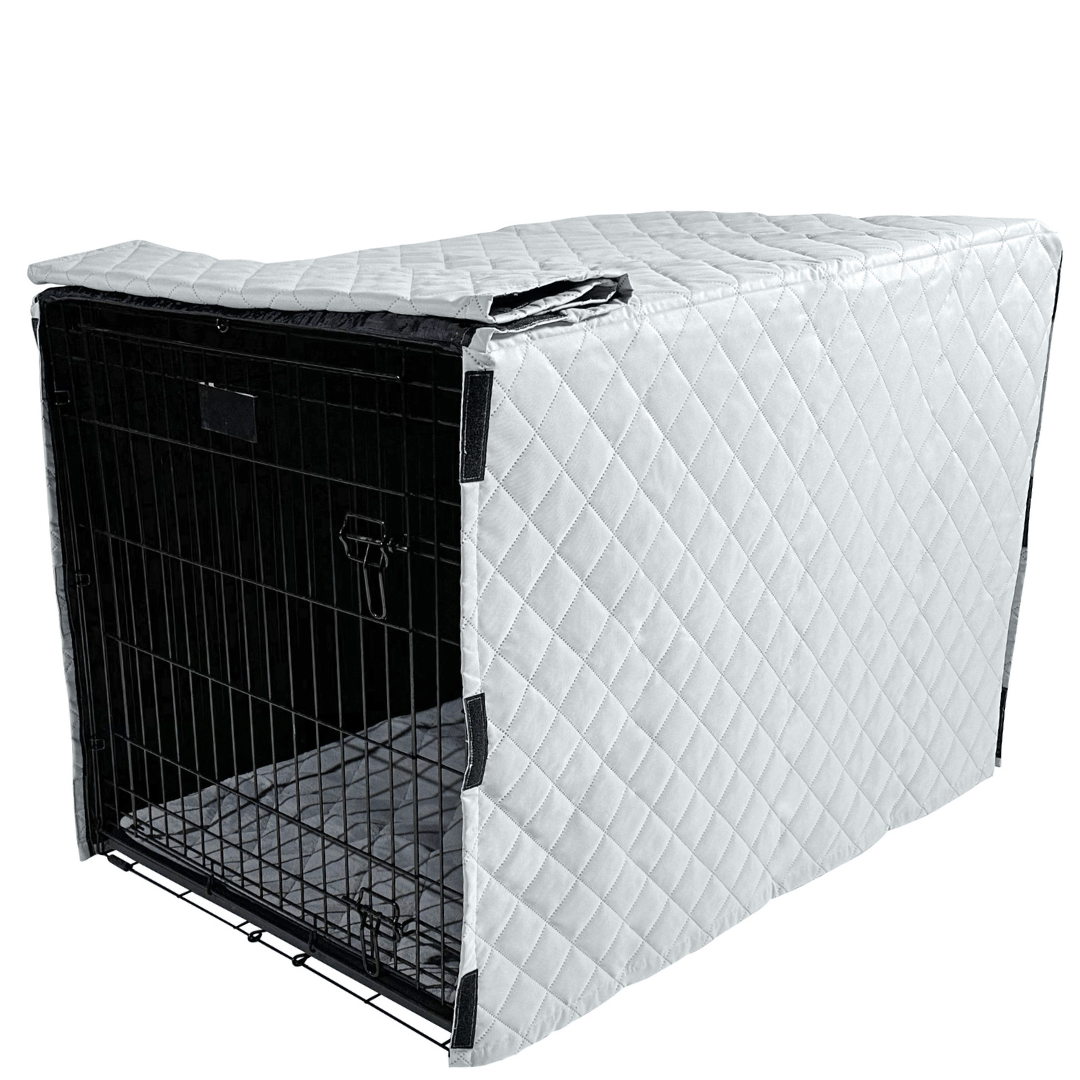 4Knines Dog Crate Kennel Cover Grey