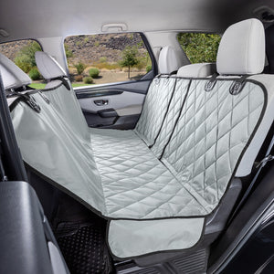 4Knines Rear Seat Cover for Fold Down Seats with Hammock Grey