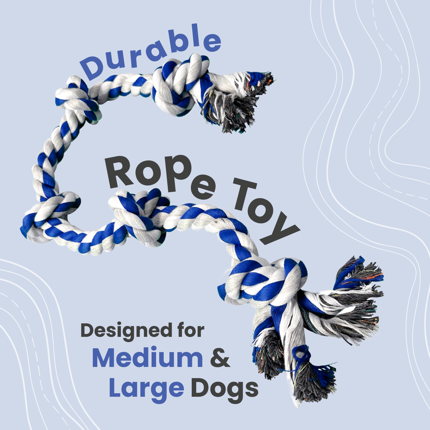 4Knines Large Rope Toy