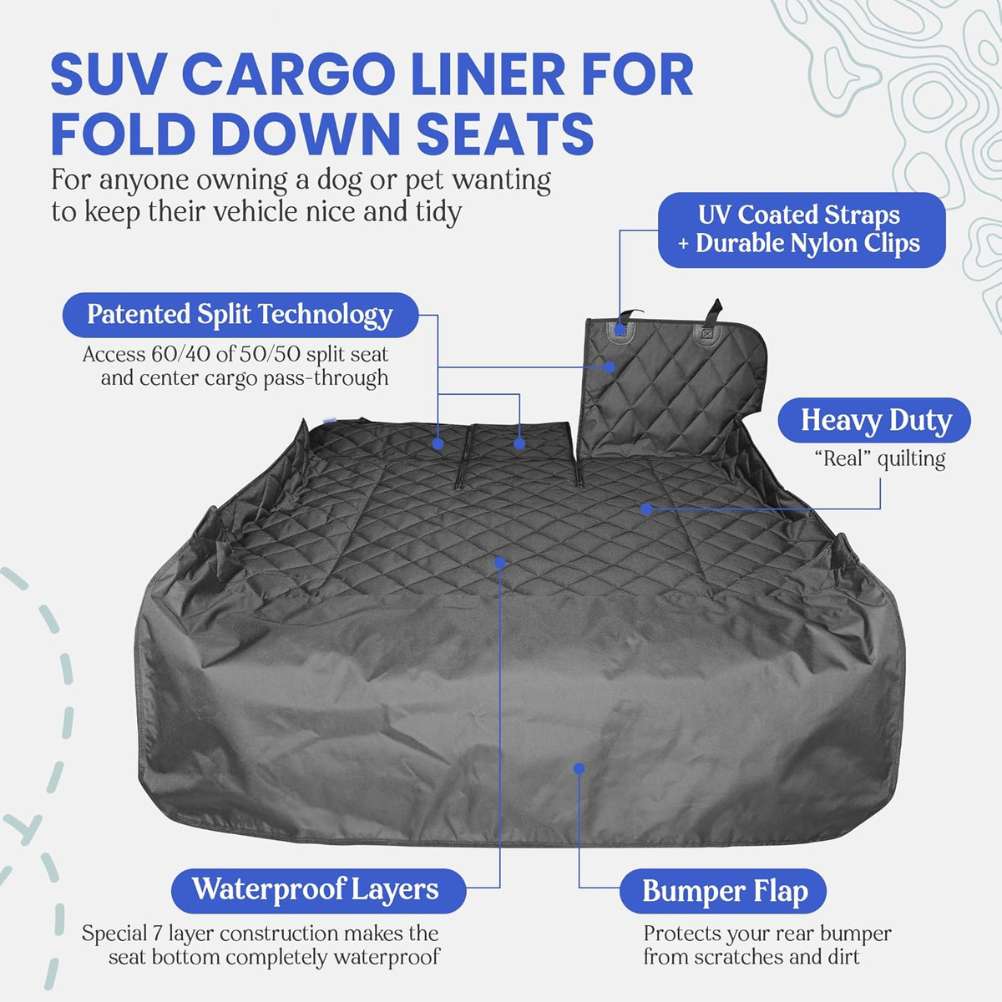 4Knines SUV Cargo Liner for Fold Down Seats  features