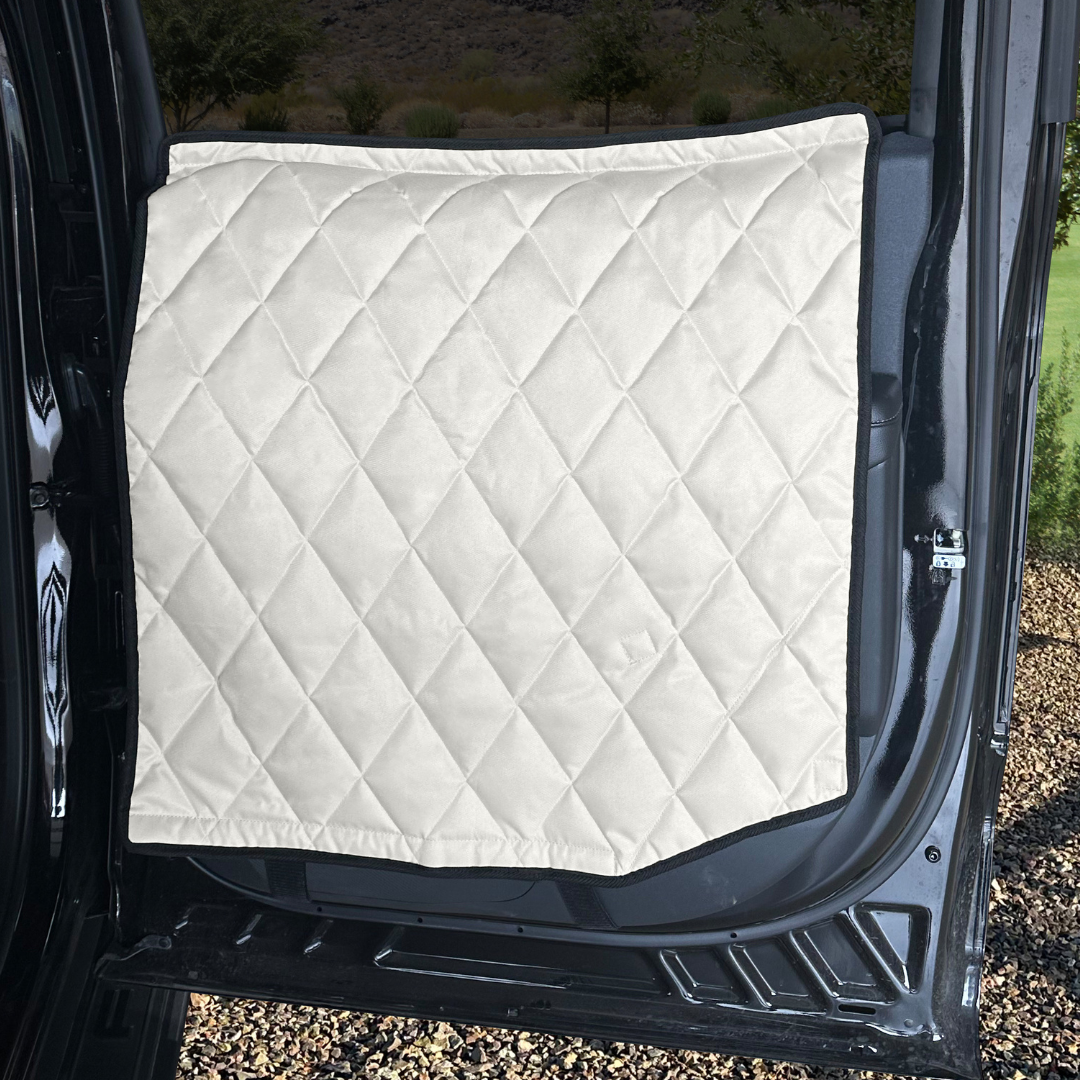 4Knines Car Door Covers That Stay In Place - XL Tan