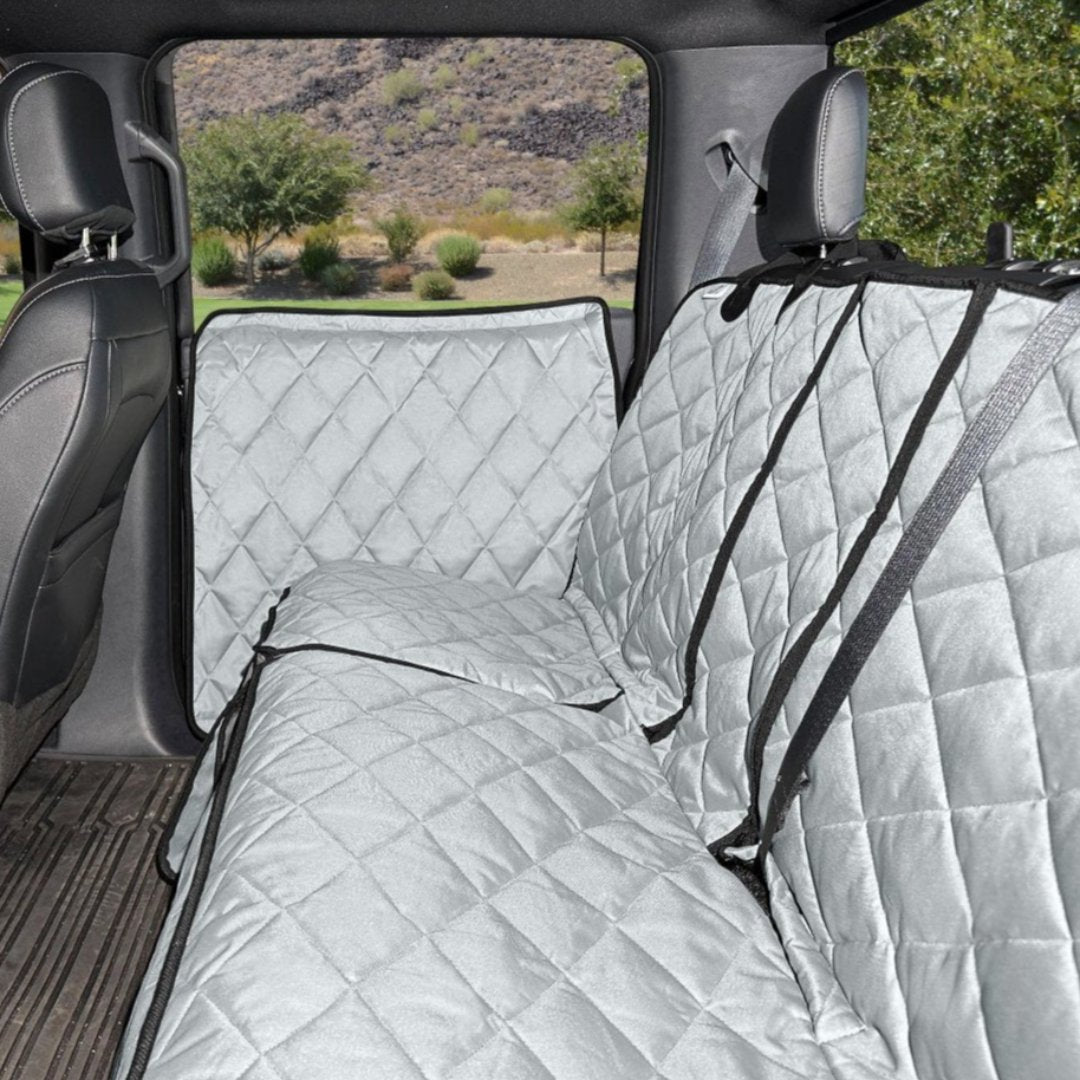 4Knines Car Door Covers That Stay In Place - XL with rear seat cover