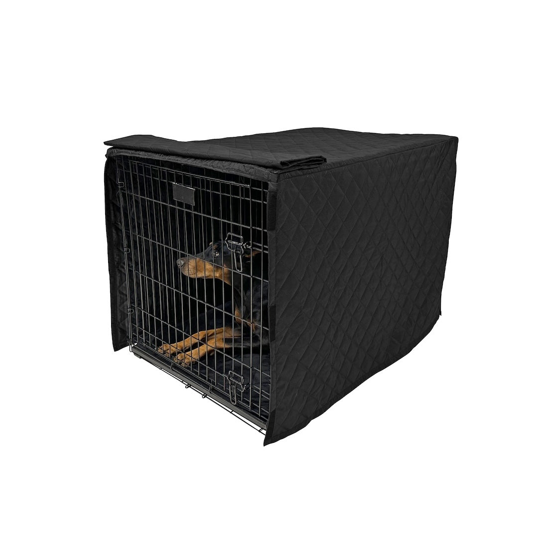 4Knines Dog Crate Kennel Cover Black