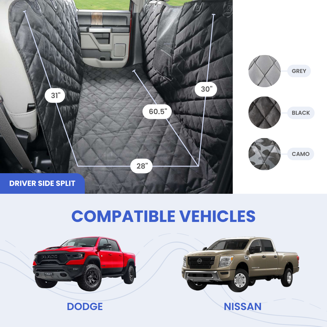 4Knines Floor Hammock for Crew Cab Trucks size measurements compatible vehicles