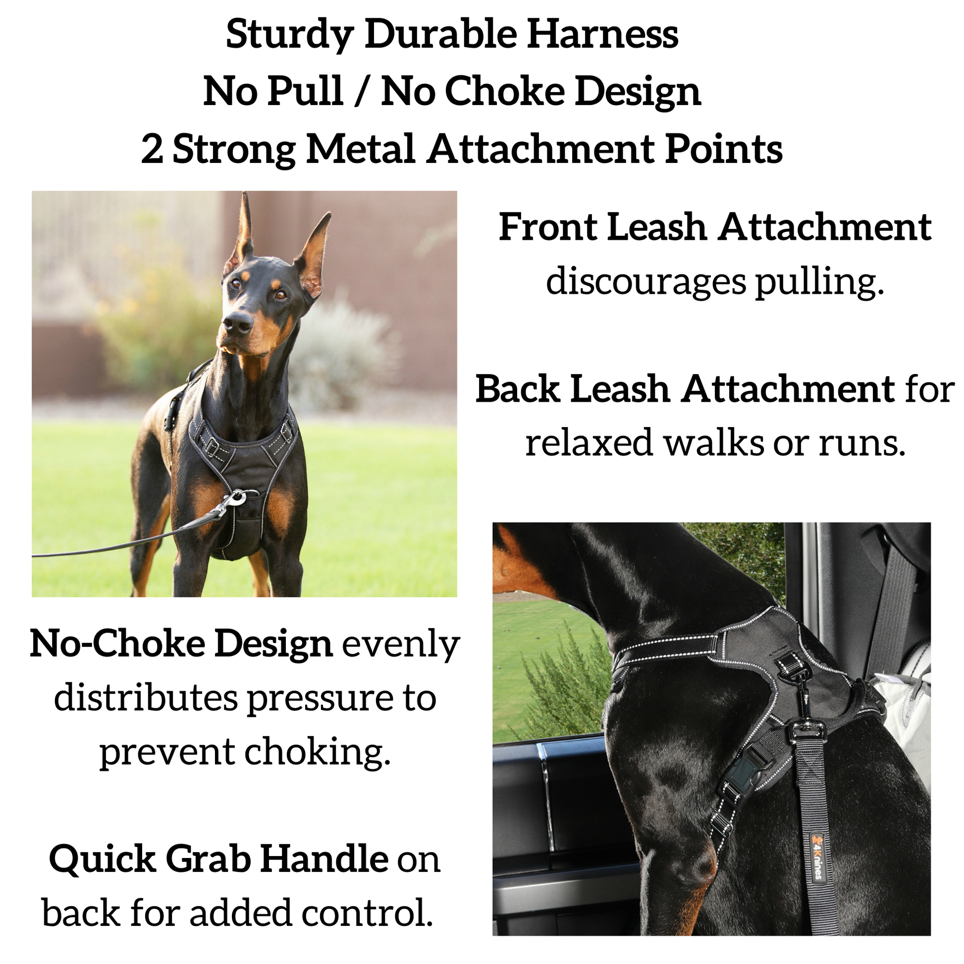 4Knines Dog Harness features