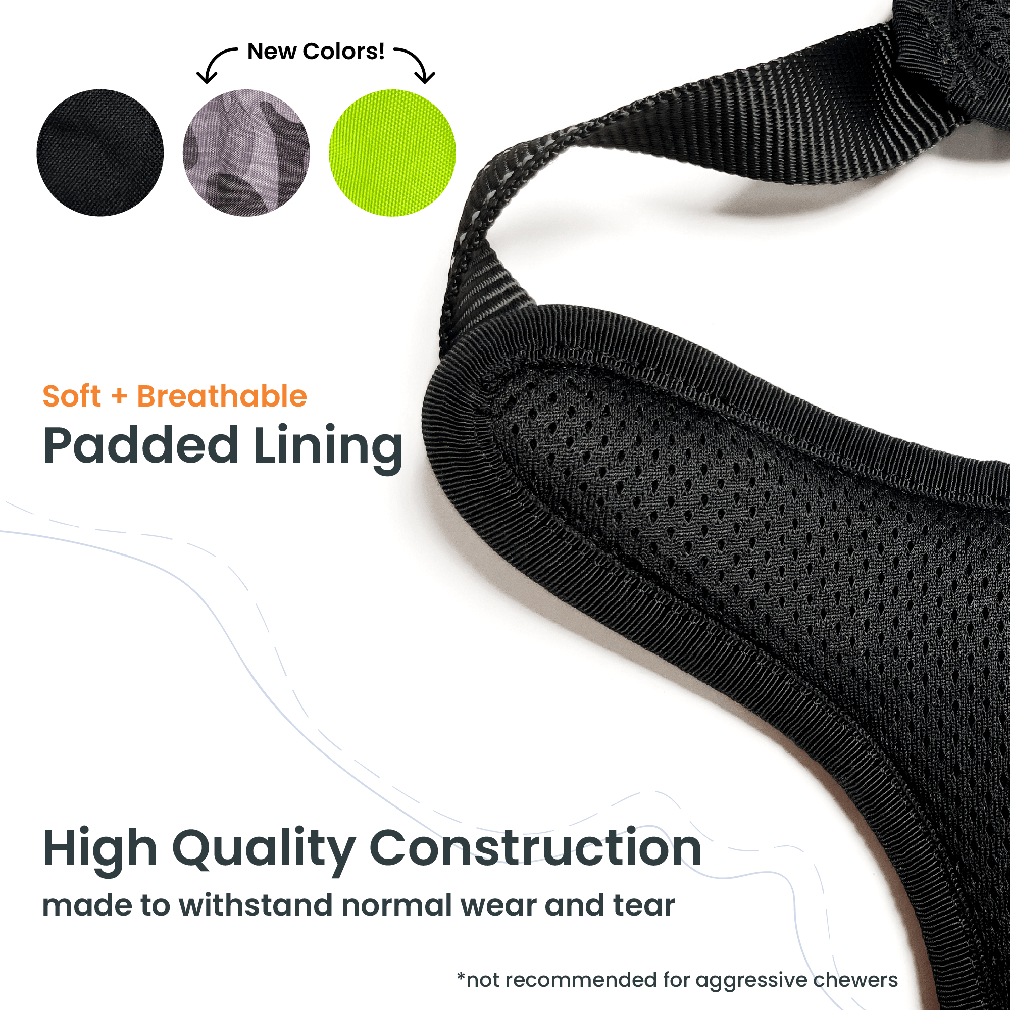 4Knines Dog Harness features colors
