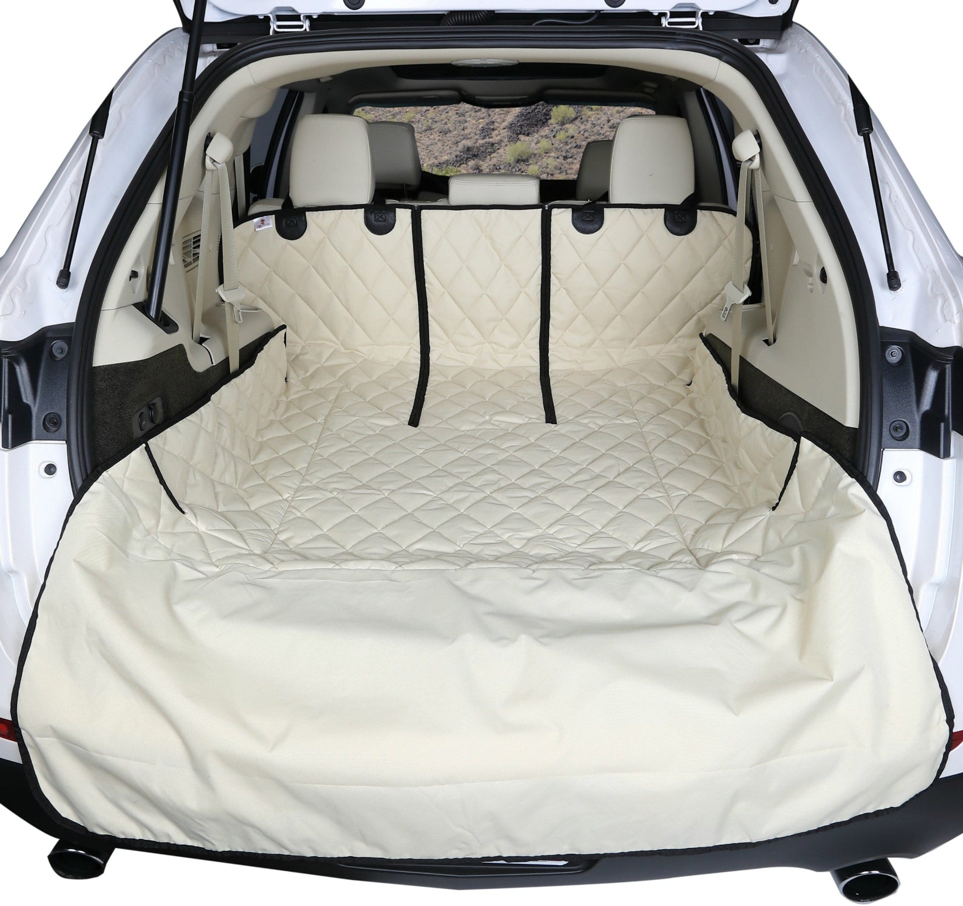 SUV Cargo Liner for Fold Down Seats - XL Tan