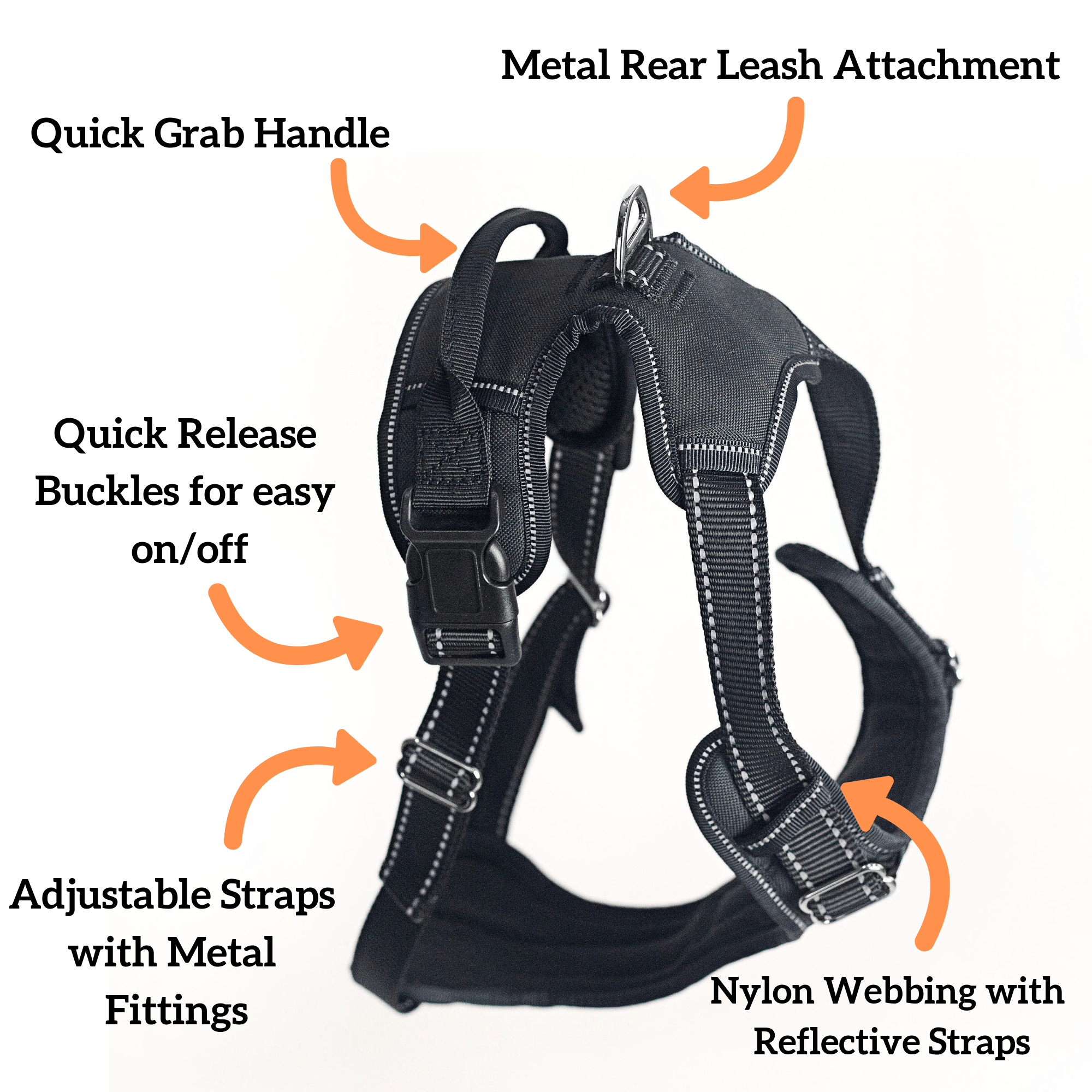 4Knines Dog Harness features